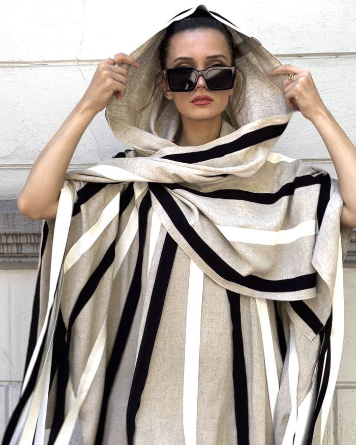 Burcu Aslan Shawl MERLONI LINEN SHAWL