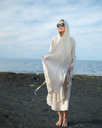 Burcu Aslan Shawl FALA LINEN SHAWL