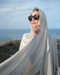 Burcu Aslan Shawl FALA LINEN SHAWL