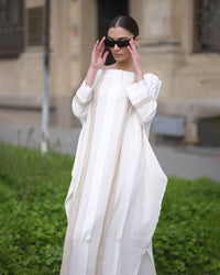 Burcu Aslan Dress VIGORA DRESS & SHAWL SET