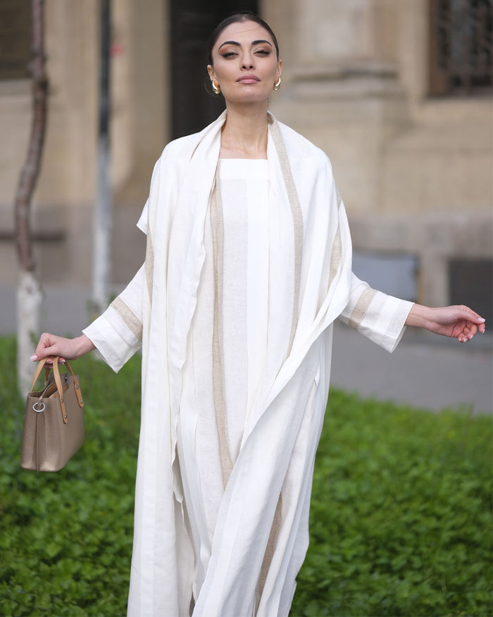 Burcu Aslan Dress VIGORA DRESS & SHAWL SET