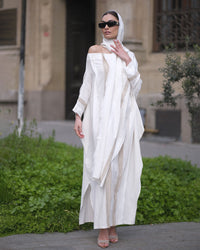 Burcu Aslan Dress VIGORA DRESS & SHAWL SET