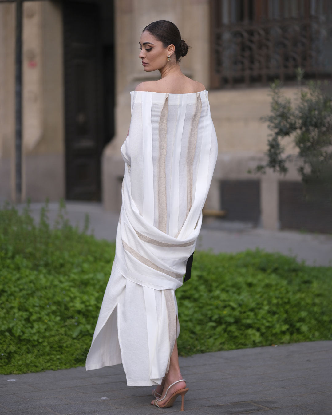 Burcu Aslan Dress VIGORA DRESS & SHAWL SET