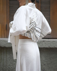Burcu Aslan Skirt SHIRANA LINEN SKIRT