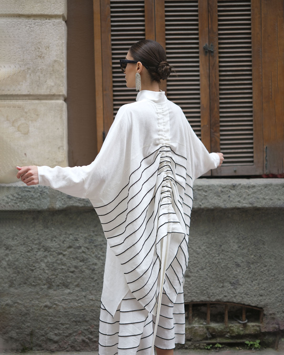 Burcu Aslan Tunic SHIRA LINEN TUNIC-SHIRT
