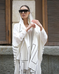 burcuaslan Shawl SUZIMI LINEN SHAWL