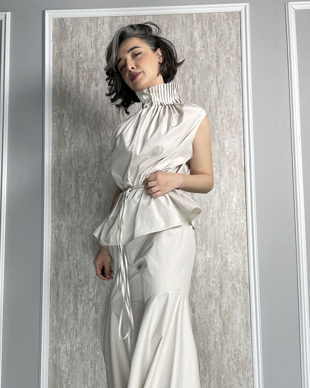 Burcu Aslan Blouse TEODE COTTON BLOUSE
