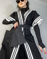 Burcu Aslan Vest COTTON BLACK VEST
