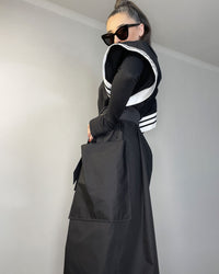 Burcu Aslan Vest COTTON BLACK VEST