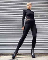 Burcu Aslan Jumpsuit DECA TRANSPARENT DETAILED JUMPSUIT