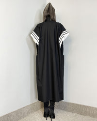 Burcu Aslan Vest COTTON BLACK VEST