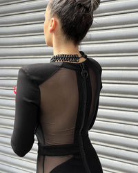 Burcu Aslan Jumpsuit DECA TRANSPARENT DETAILED JUMPSUIT