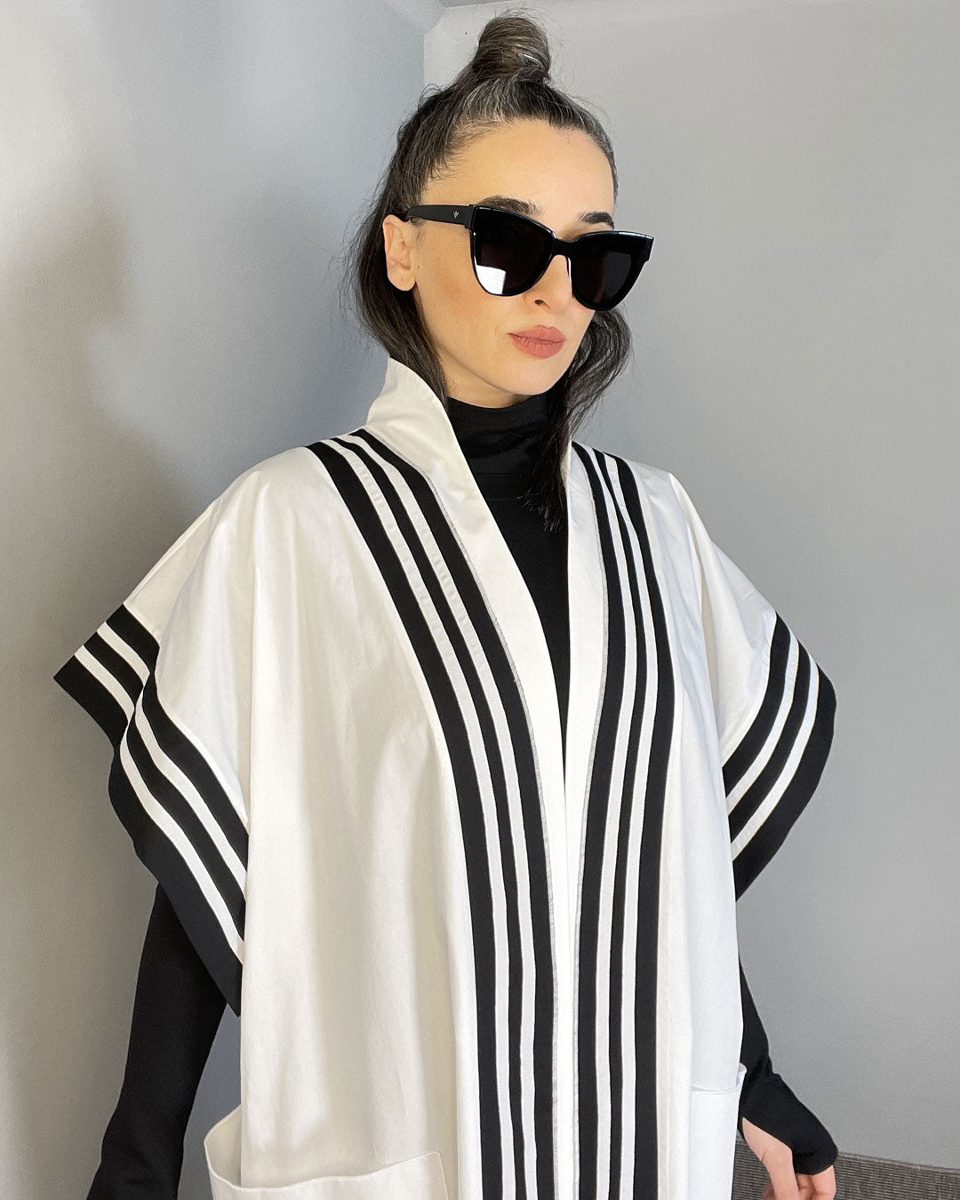 Burcu Aslan Vest COTTON WHITE VEST