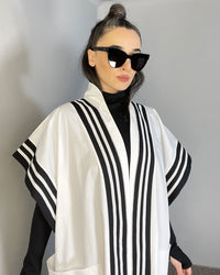 Burcu Aslan Vest COTTON WHITE VEST