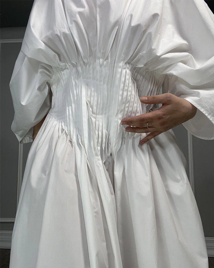 Burcu Aslan Dress VOREL OVERSIZE COTTON DRESS