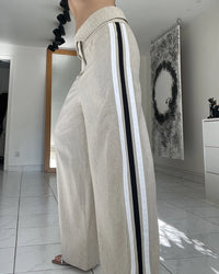 Burcu Aslan Pants CUBU OVERSIZE LINEN PANTS