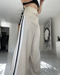 Burcu Aslan Pants CUBU OVERSIZE LINEN PANTS