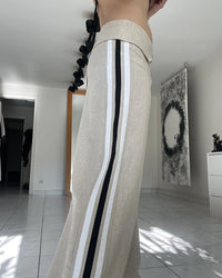 Burcu Aslan Pants CUBU OVERSIZE LINEN PANTS