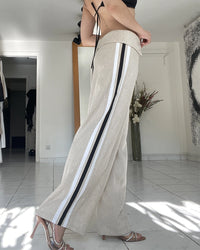 Burcu Aslan Pants CUBU OVERSIZE LINEN PANTS