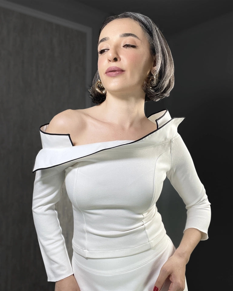 Burcu Aslan Blouse EPİLO FLEXIBLE VISCOSE BLOUSE
