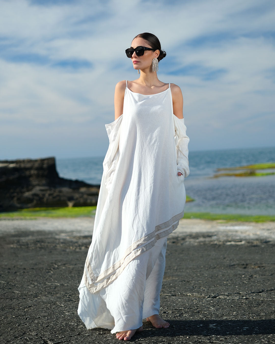 CINA LINEN DRESS