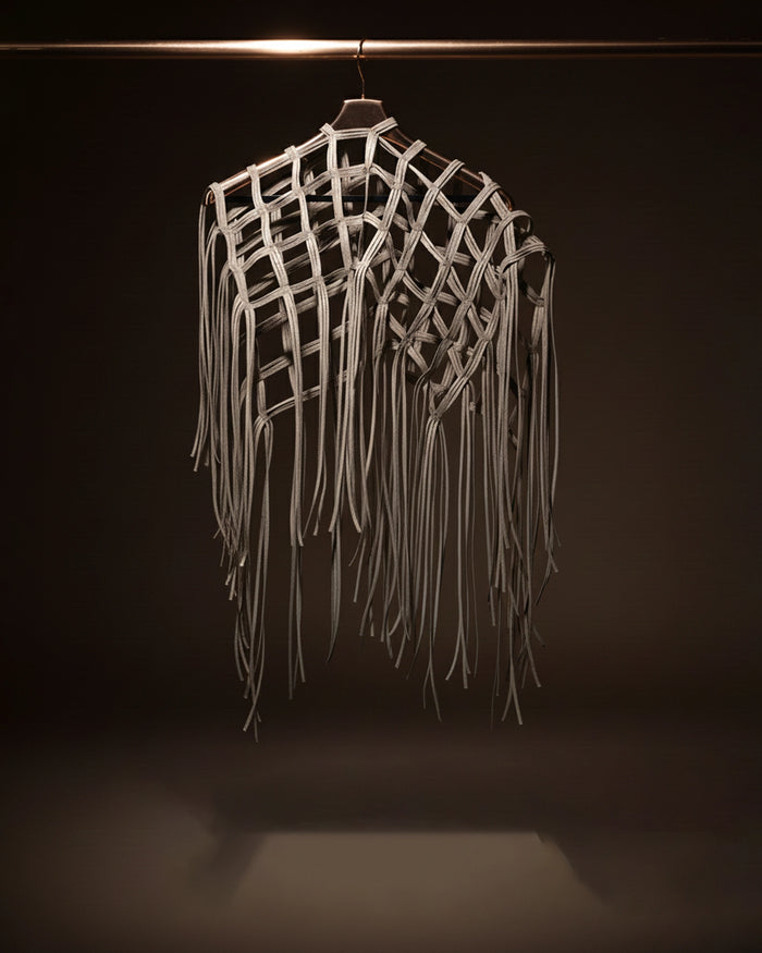 Burcu Aslan Shawl API FRINGED HANDMADE SHOLDER SHAWL/ ACCESSORIES/ NECKLACE