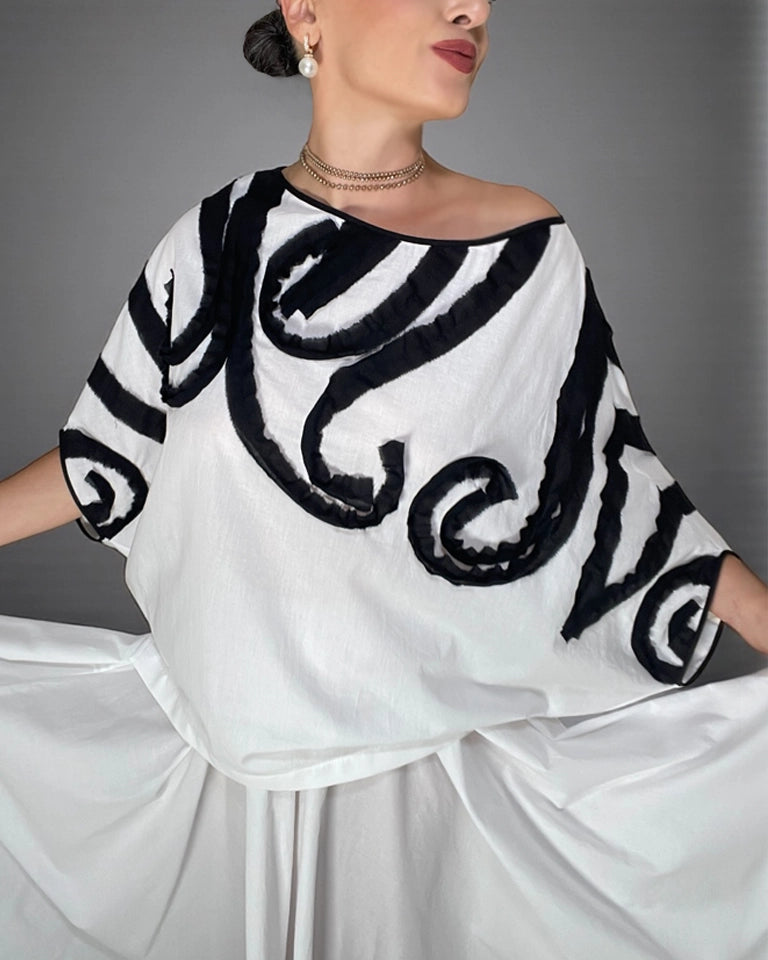 Burcu Aslan Blouse BEYO COTTON OVERSIZE BLOUSE