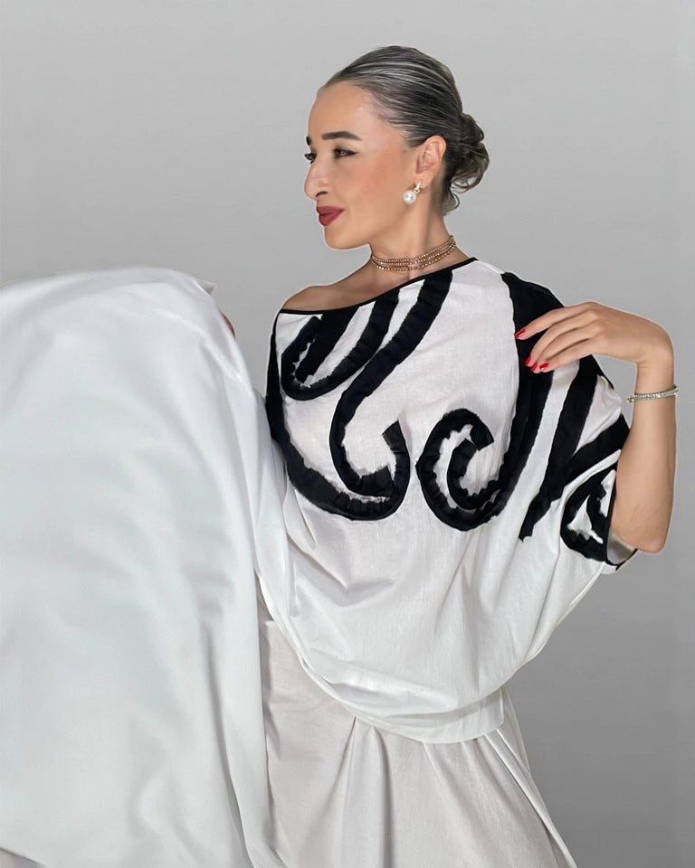 Burcu Aslan Blouse BEYO COTTON OVERSIZE BLOUSE