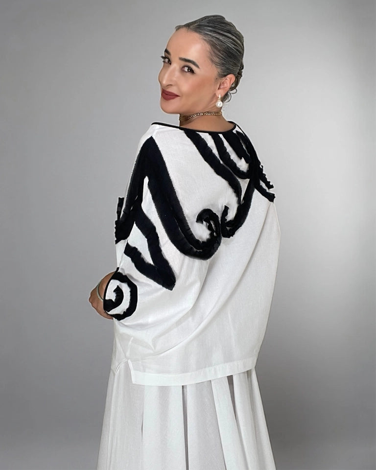 Burcu Aslan Blouse BEYO COTTON OVERSIZE BLOUSE