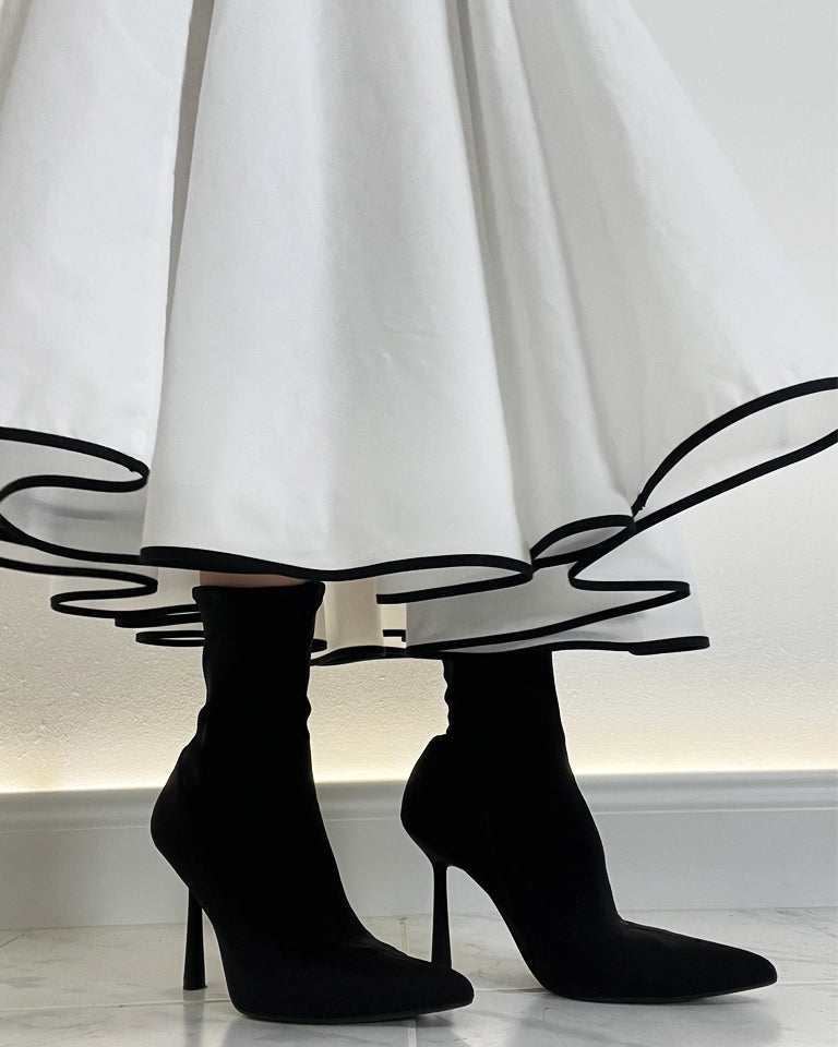 Burcu Aslan Skirt BEYOLA COTTON OVERSIZE SKIRT
