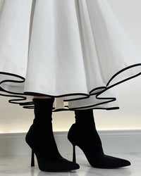 Burcu Aslan Skirt BEYOLA COTTON OVERSIZE SKIRT