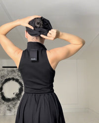 Burcu Aslan Accessory BLACK COTTON HEAD ACCESSORY