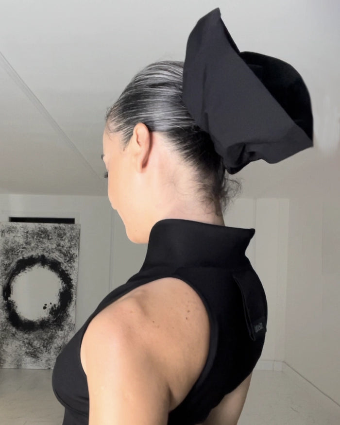 Burcu Aslan Accessory BLACK COTTON HEAD ACCESSORY