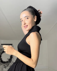 Burcu Aslan Accessory BLACK COTTON HEAD ACCESSORY