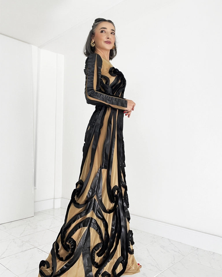 Burcu Aslan Dress EMI LIMITED EDITION RED CARPET DRESS