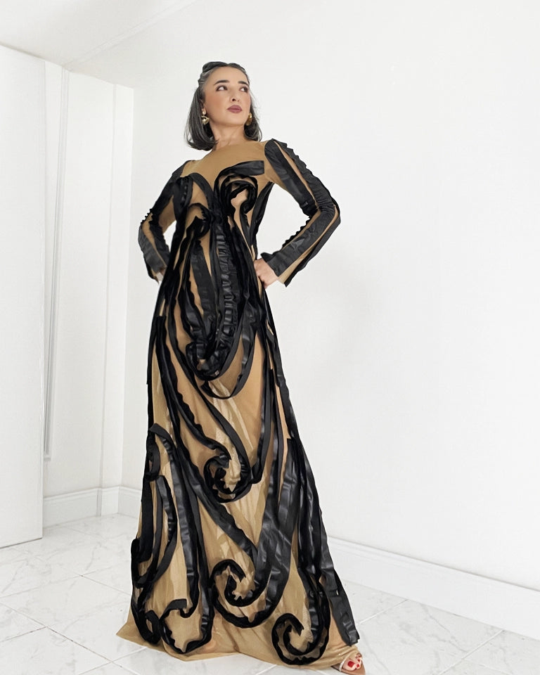 Burcu Aslan Dress EMI LIMITED EDITION RED CARPET DRESS