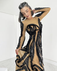Burcu Aslan Dress EMI LIMITED EDITION RED CARPET DRESS