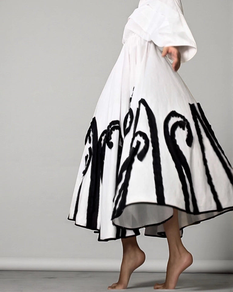 Burcu Aslan Skirt ETU COTTON SKIRT