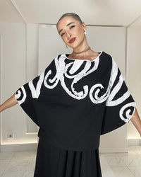 Burcu Aslan Blouse KAPU COTTON OVERSIZE BLOUSE