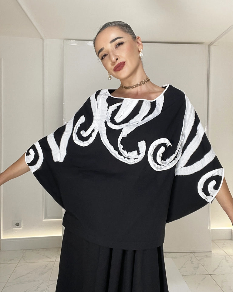 Burcu Aslan Blouse KAPU COTTON OVERSIZE BLOUSE