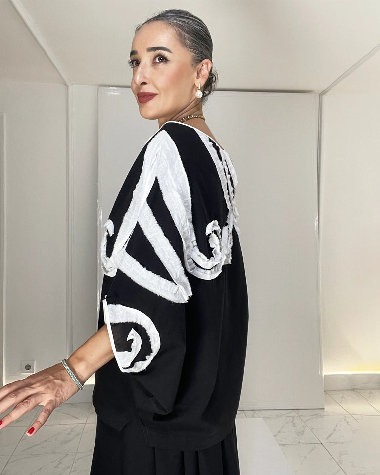 Burcu Aslan Blouse KAPU COTTON OVERSIZE BLOUSE