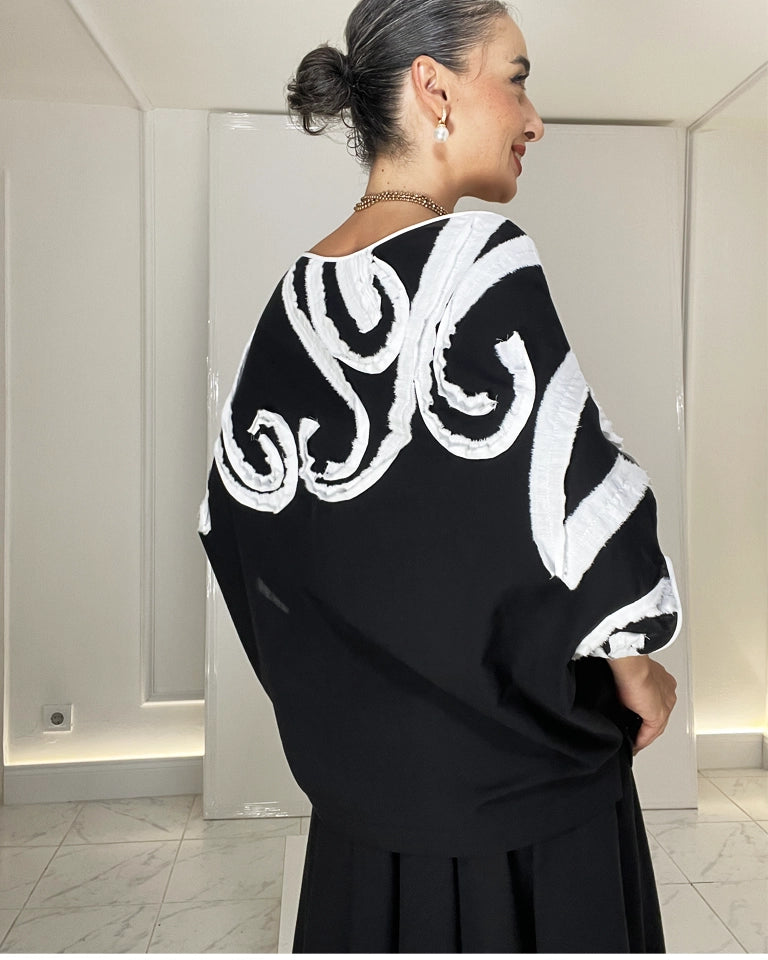 Burcu Aslan Blouse KAPU COTTON OVERSIZE BLOUSE