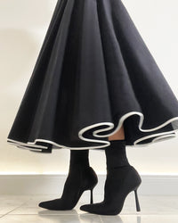 Burcu Aslan Skirt KAPUNA COTTON OVERSIZE SKIRT