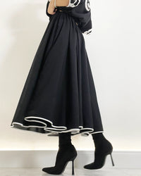 Burcu Aslan Skirt KAPUNA COTTON OVERSIZE SKIRT