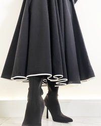 Burcu Aslan Skirt KAPUNA COTTON OVERSIZE SKIRT