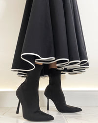 Burcu Aslan Skirt KAPUNA COTTON OVERSIZE SKIRT