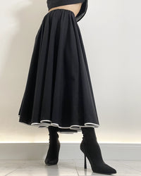 Burcu Aslan Skirt KAPUNA COTTON OVERSIZE SKIRT