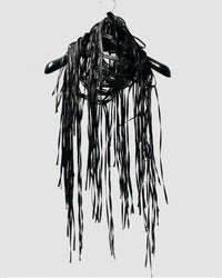 Burcu Aslan Shawl SABERI FRINGED HANDMADE SHOLDER SHAWL / ACCESSORIES / NECKLACE