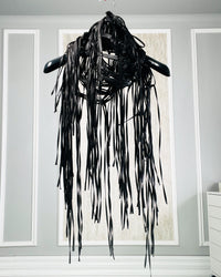 Burcu Aslan Shawl SABERI FRINGED HANDMADE SHOLDER SHAWL / ACCESSORIES / NECKLACE