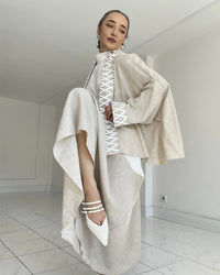 Burcu Aslan TOTAL OUTFIT SAL 2 PIECES LINEN LOOK